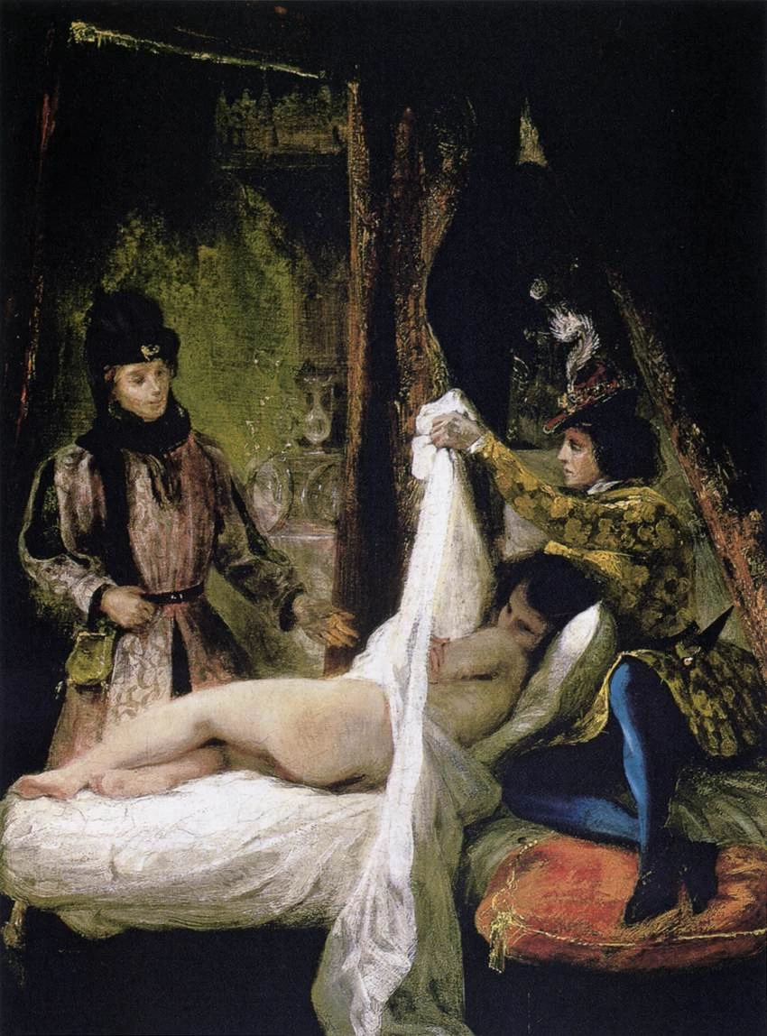 Louis d'Orléans che mostra la sua amante - Museo Thyssen, Bornemisza, Madrid